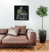 Abstract Harmony in Motion canvas for modern decor.